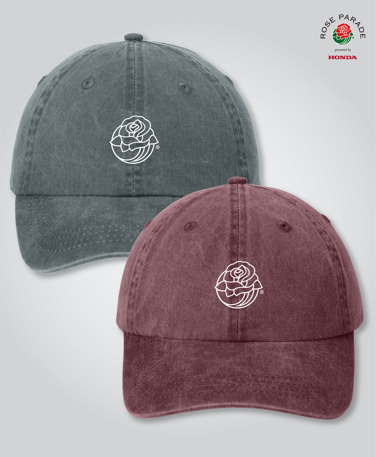 Pigment Dyed Cap, Rose Icon