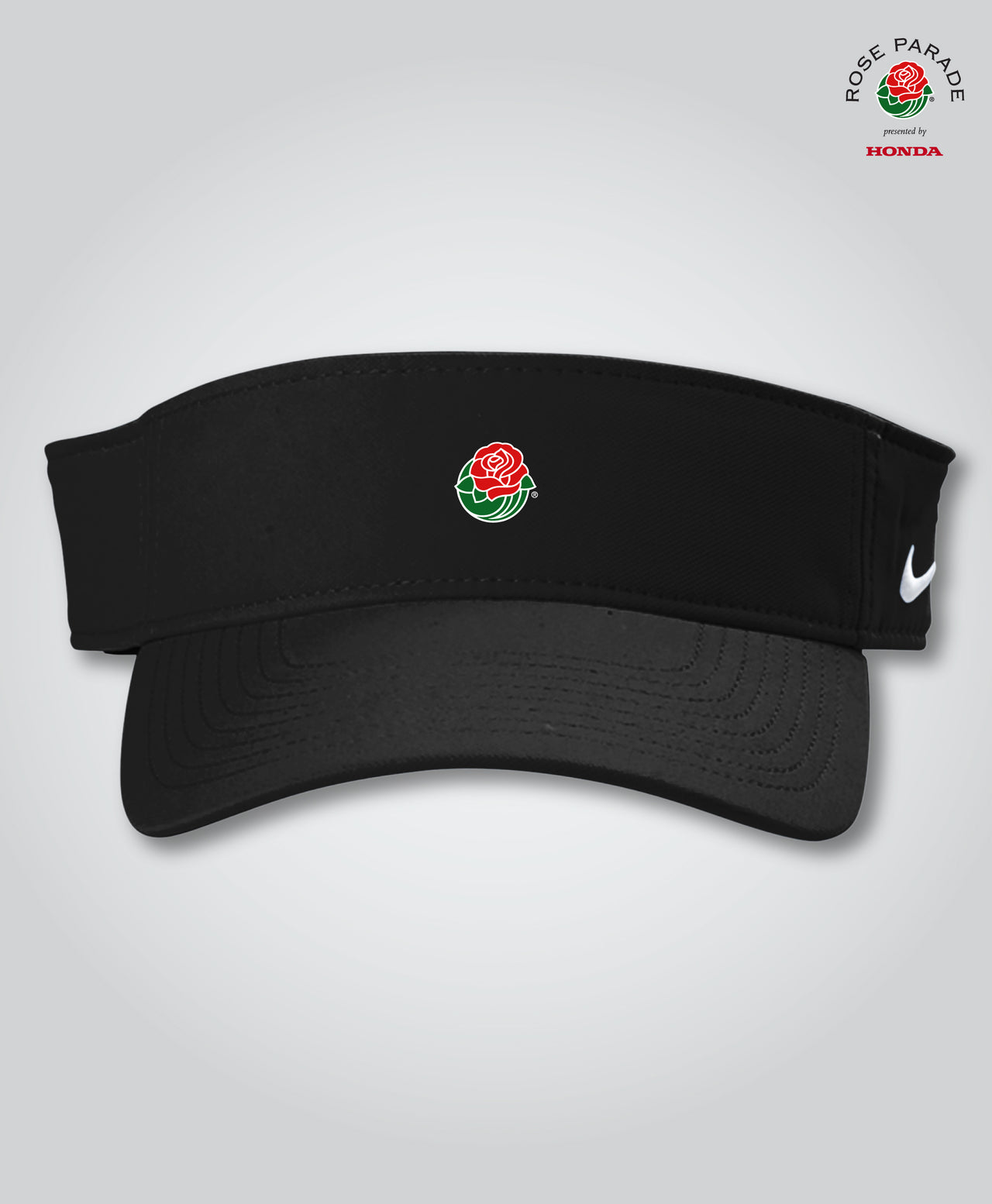 Visor, Rose Icon, Black
