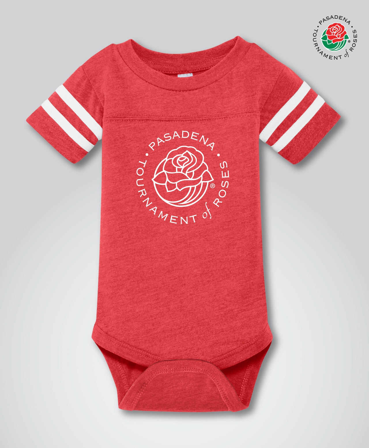 Infant Football Onesie, TofR Logo, Vintage Red