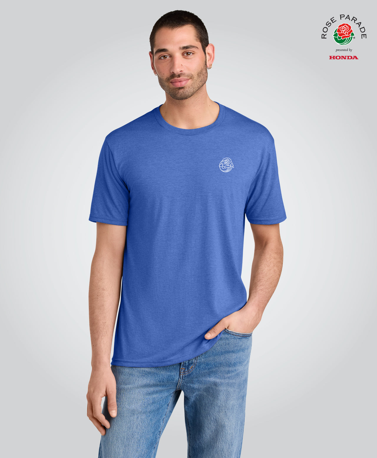Rose Parade® 2027 Theme Tee, Heather Royal
