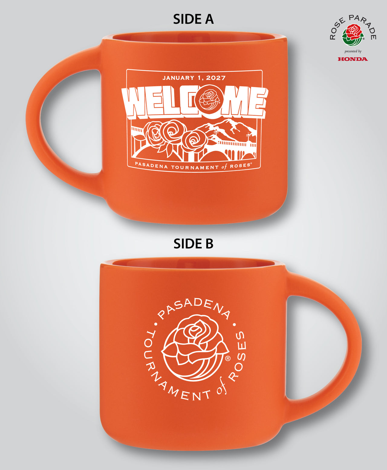 Rose Parade® 2027 Theme Mug, Orange