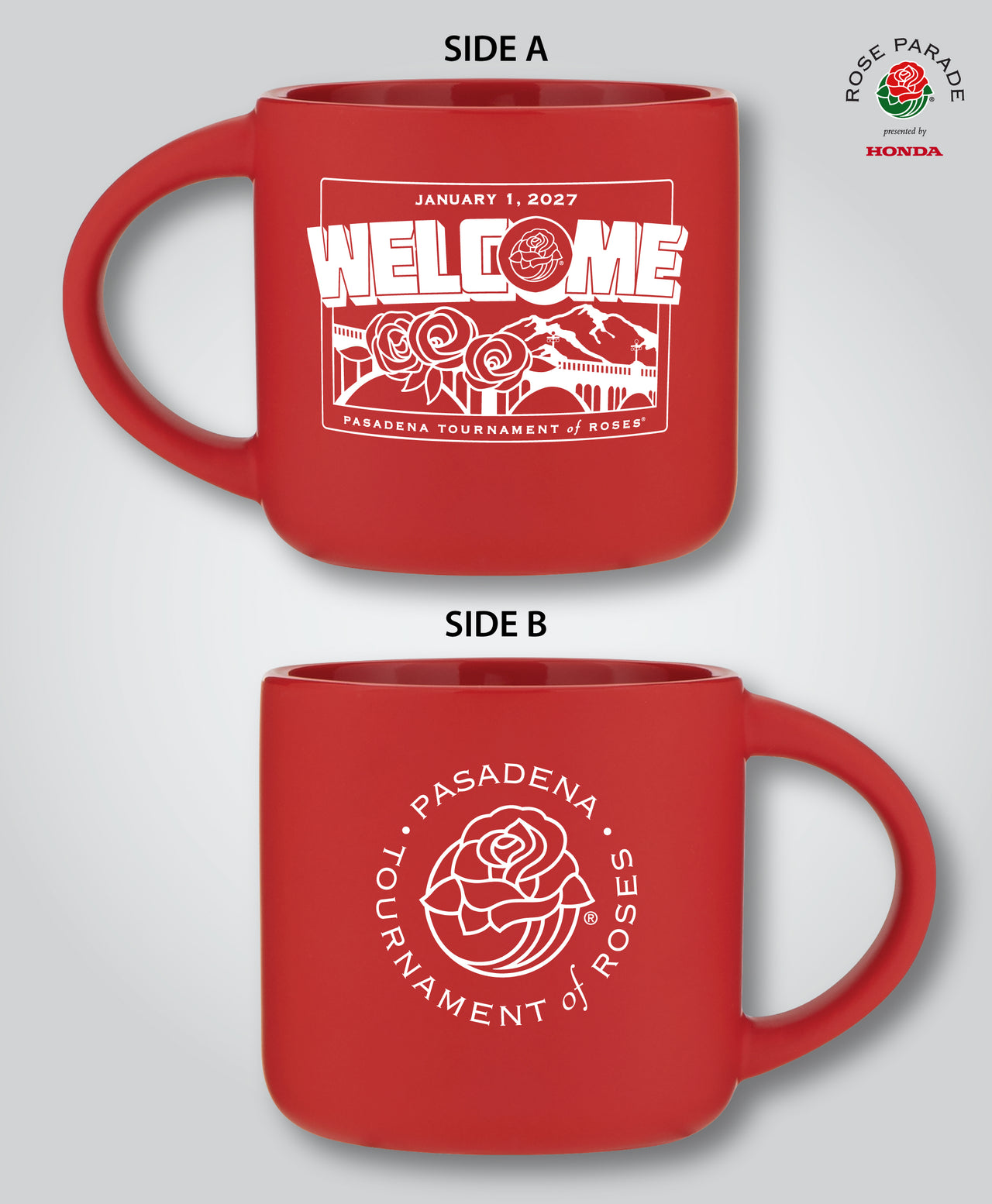 Rose Parade® 2027 Theme Mug, Red