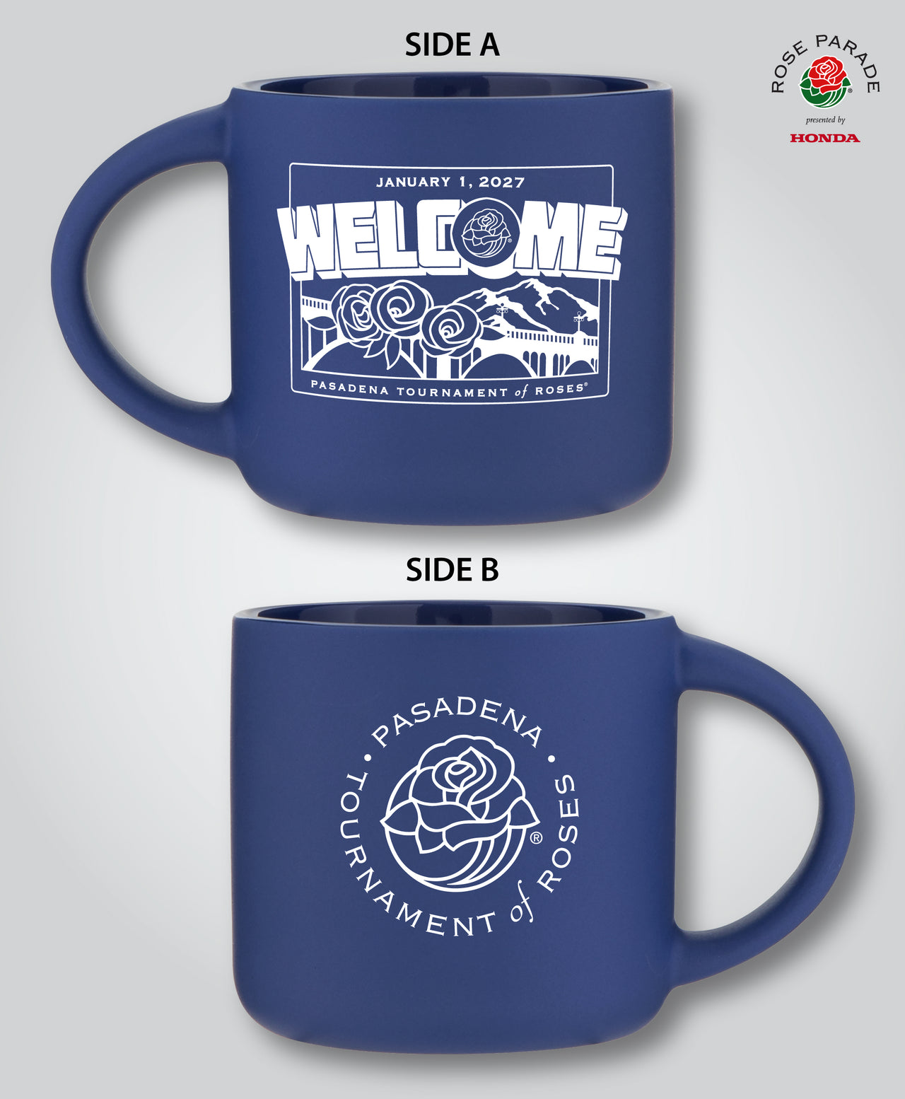 Rose Parade® 2027 Theme Mug, Royal