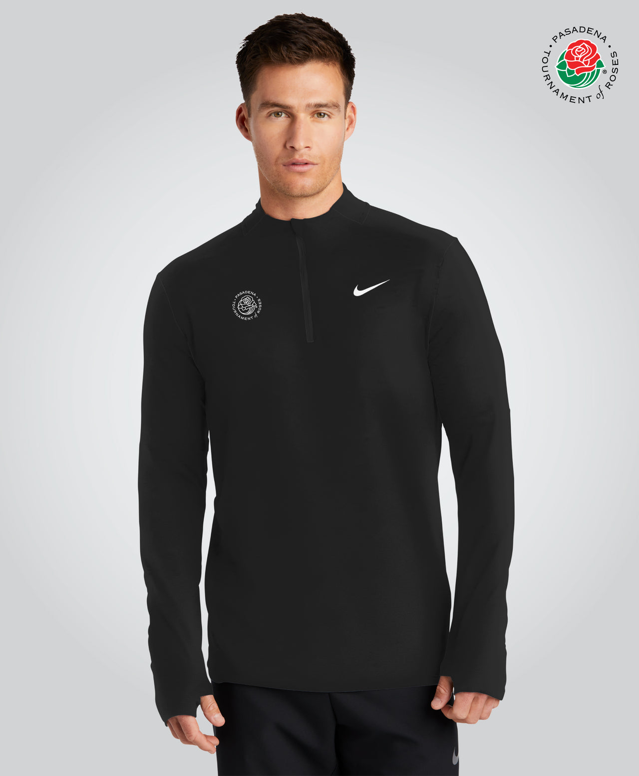 Nike Dri-FIT Element Half-Zip Pullover, TOR Logo, Black