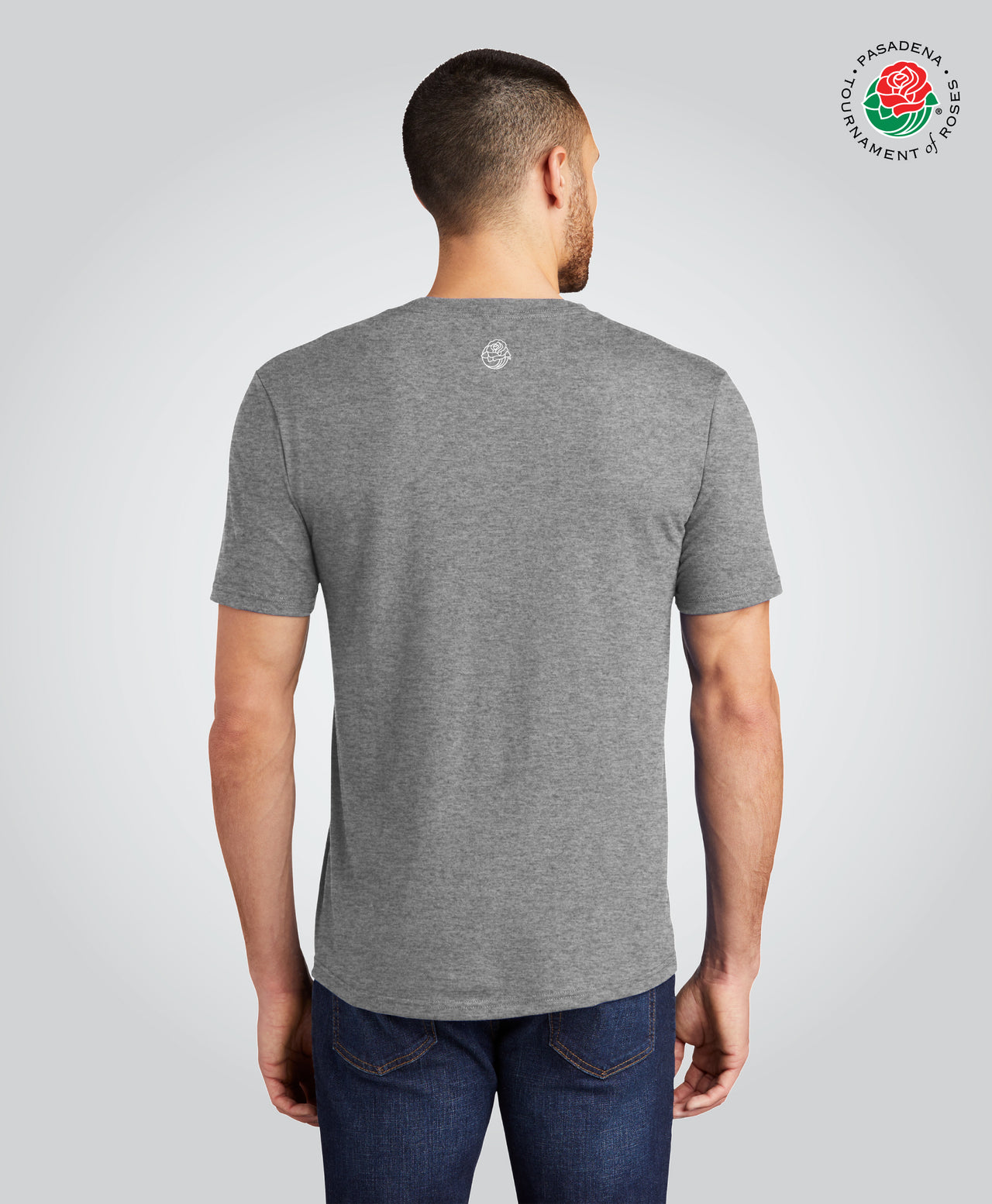 TOR Oversized Logo Tee, Grey Frost