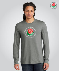 TOR Oversized Logo LS Tee, Heathered Charcoal