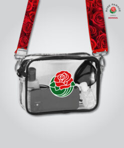 Rose Icon Clear Cross Body Bag
