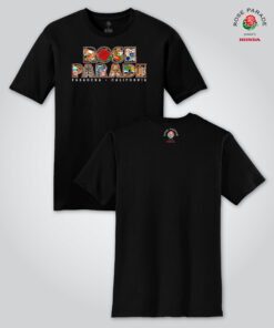 Alternative view of Rose Parade® Cartoon Tee, Black