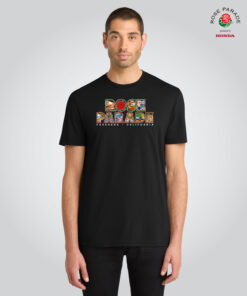 Rose Parade® Cartoon Tee, Black