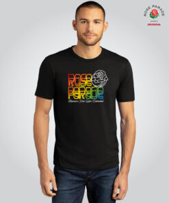 Rainbow Rose Parade® Tee, Black