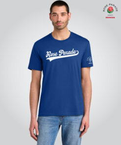Rose Parade®  Script With a Tail Tee, Royal Blue