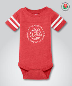 Alternative view of Tournament of Roses Infant Football Onesie, Vintage Red